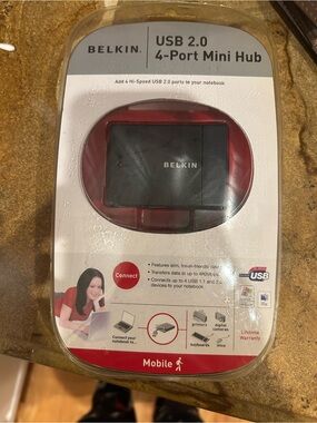 Belkin USB 2.0 4-Port Mini Hub